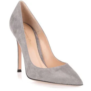 Gianvito Rossi Gianvito 105 Pumps in Fumo Grey Suede UFO No More