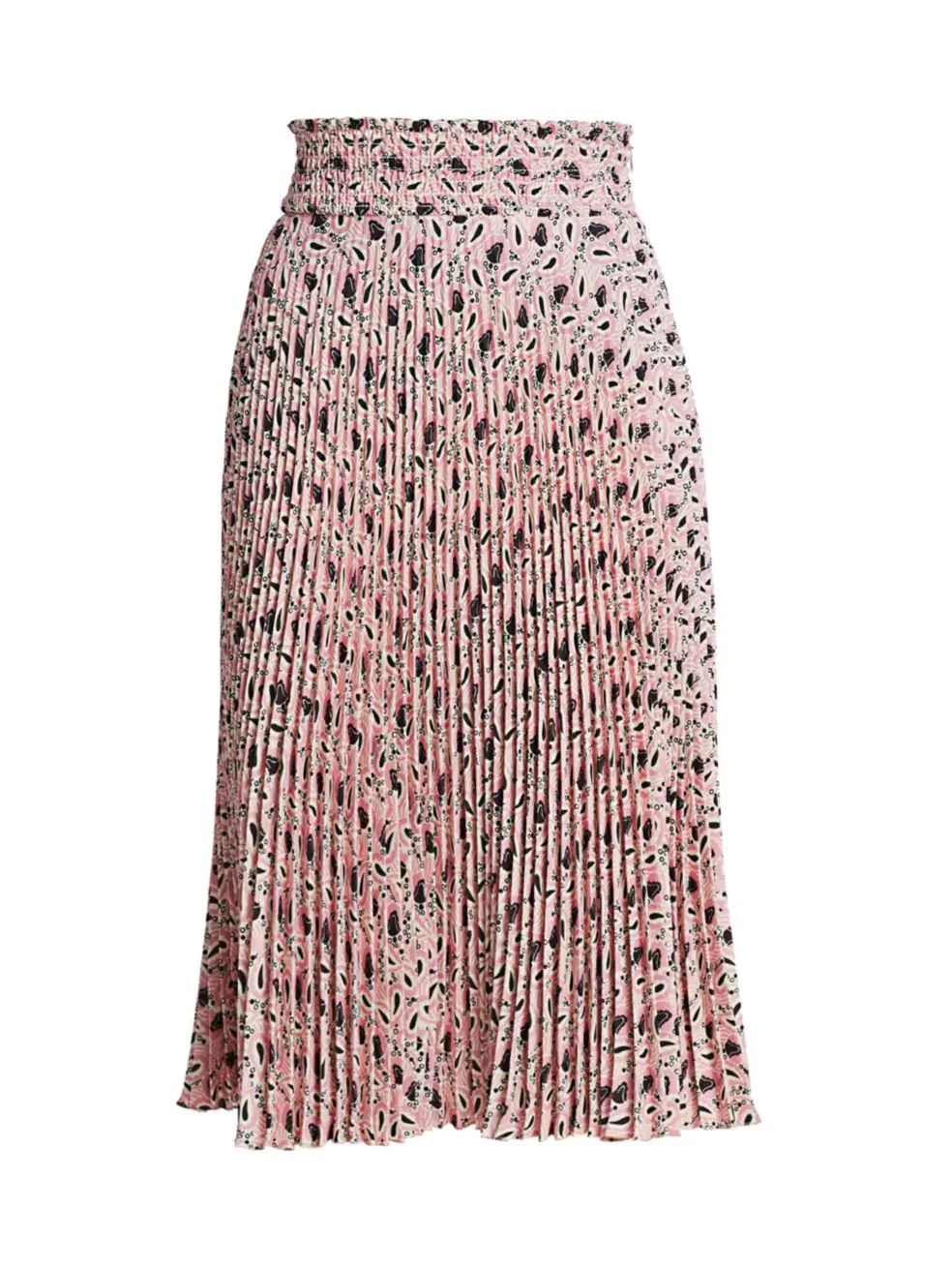 PRADA*Printed georgette skirt ジョーゼットスカート*送料込 Prada Leaf-Print Pleated Midi Skirt — UFO No More