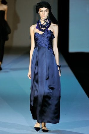 Giorgio Armani Spring 2011 Couture Strapless Gown — UFO No More