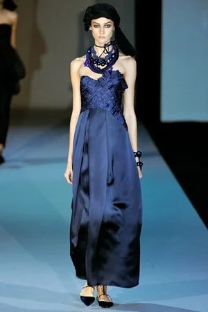 Giorgio Armani Spring 2011 Couture Strapless Gown