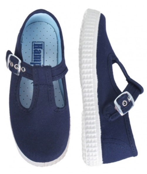 Hampton Canvas Nantucket Canvas Shoes in Navy