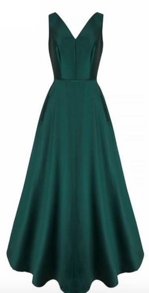 Suzannah V Curve Gown in Green — UFO No More