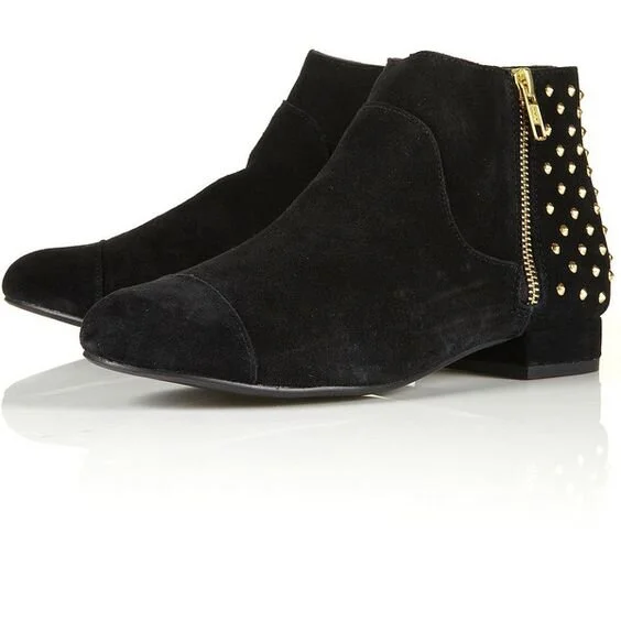 Topshop Millicent Studded Ankle Boots
