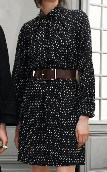 Chloé Printed Dress with Mock Neck.png