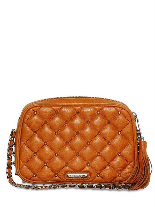 Valenté Studded Leather Shoulder Bag – Tiffany & Fred Paris