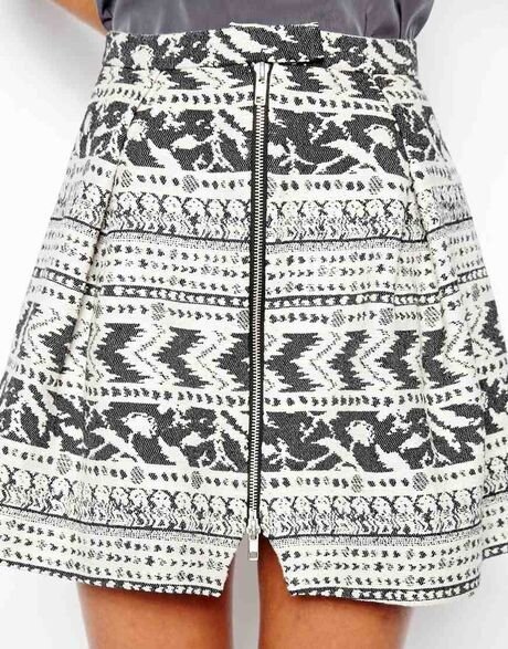 ASOS Mini Skirt In Jacquard with Fold Front.jpg