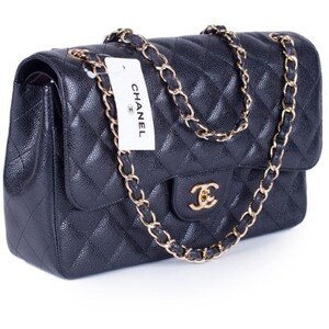 Chanel Classic Jumbo Double Flap Bag in Navy — UFO No More