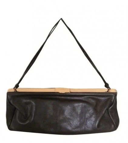 Miu Miu Brown Leather Small Handbag