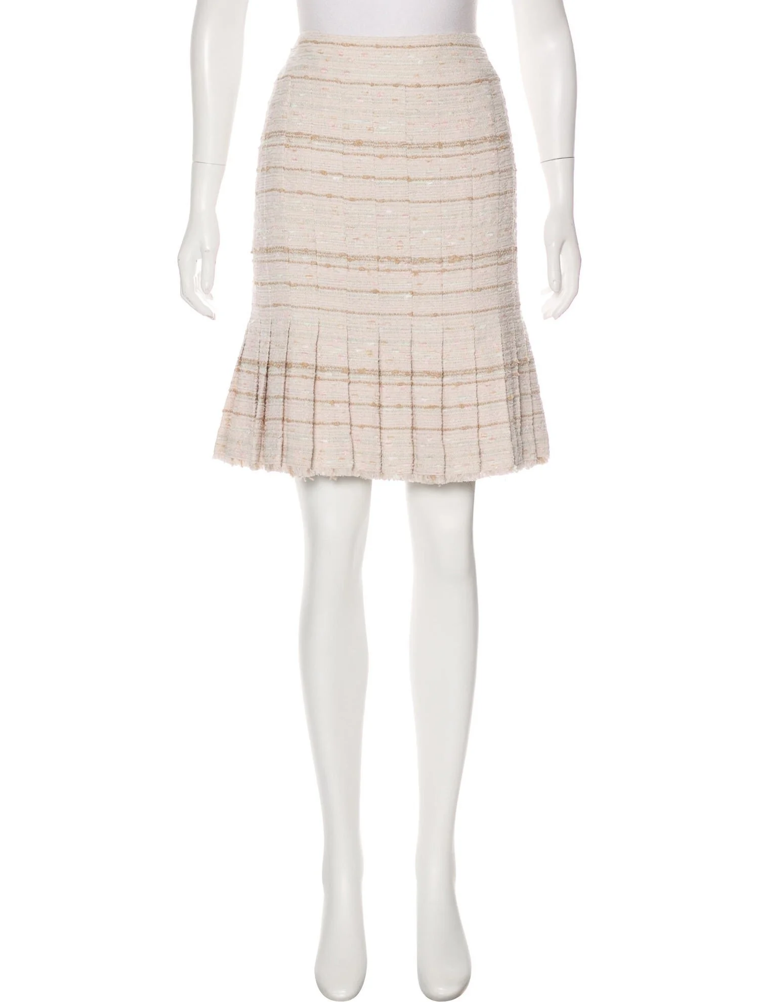 Chanel Tweed Knee-Length Skirt