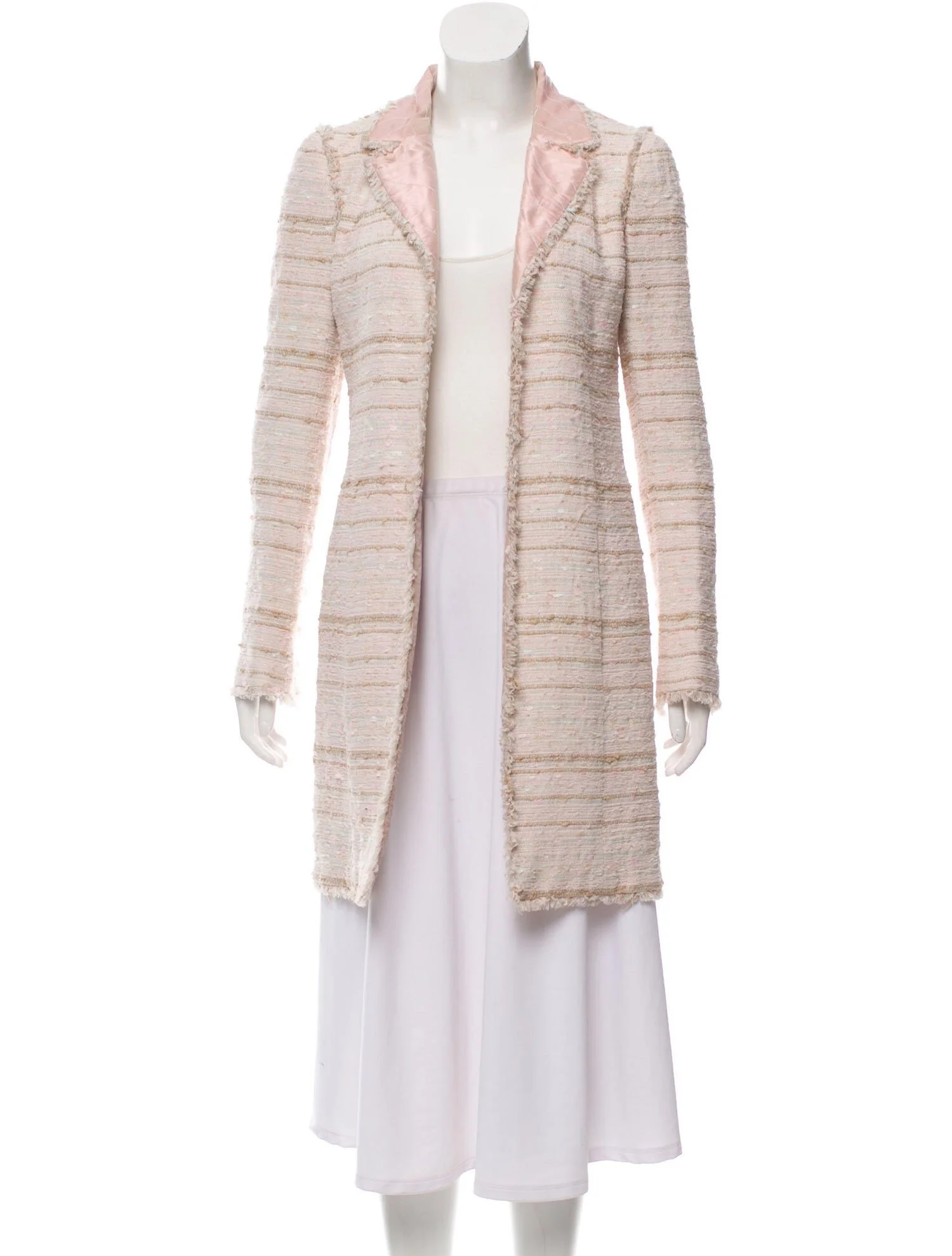 Chanel Tweed Longline Jacket