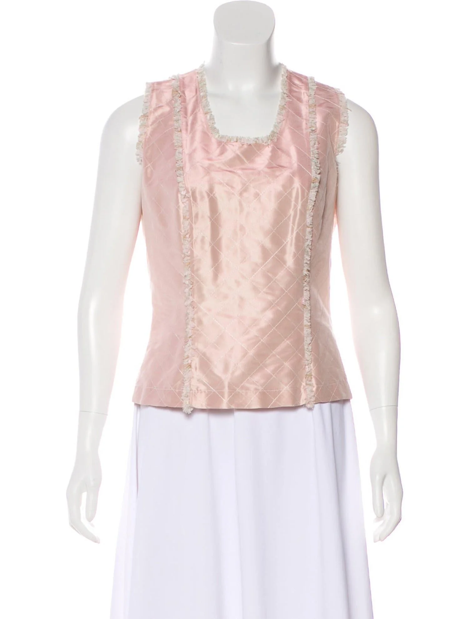 Chanel Quilted Sleeveless Top