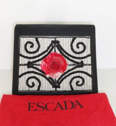 Escada Beaded Rose Bag