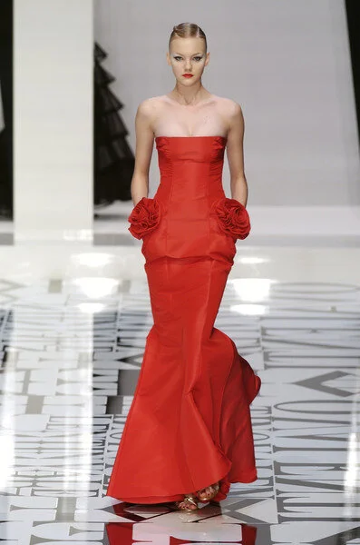 Valentino Strapless Mermaid Gown in Blue