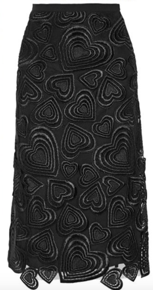 Christopher Kane Embroidered Guipure Lace Skirt