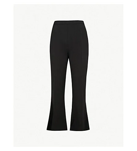 Antonio Berardi Maffeo Flared Cropped High-rise Trousers