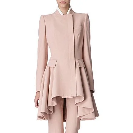Alexander McQueen Frilled-Skirt Coat