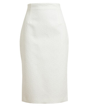 Alexander McQueen Embossed Pencil Skirt — UFO No More