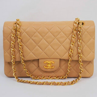 Jumbo Chanel bag in gold chain. DON'T wait on these. $5,500. All classics  on wait list.