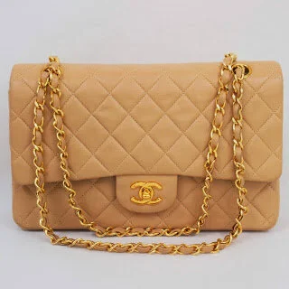 Chanel, Beige Caviar Classic Double Flap Bag