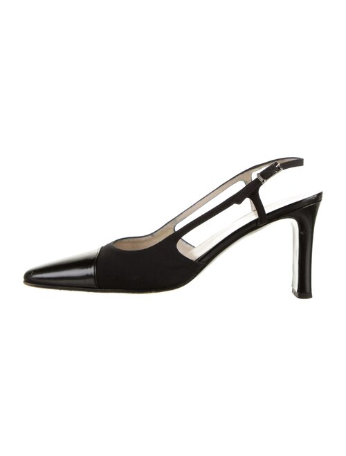 Chanel Satin Mary-Jane Pumps in Black — UFO No More