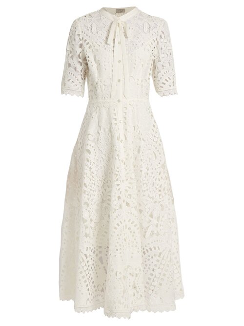 Temperley London Berry Lace Dress in White — UFO No More