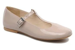 Manuela De Juan Charlotte Flats in Pink Patent Leather