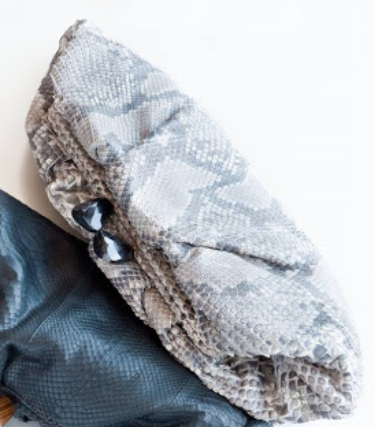Kotur Mirando Clutch in Snakeskin Leather