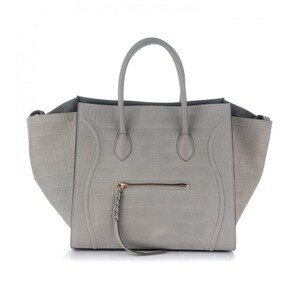 Celine Phantom Tote in Grey Croc — UFO No More