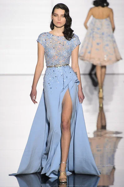 Zuhair Murad Beaded Bodice Gown
