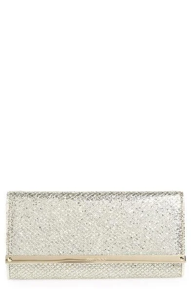 Jimmy Choo Milla Clutch in Champagne Glitter — UFO No More