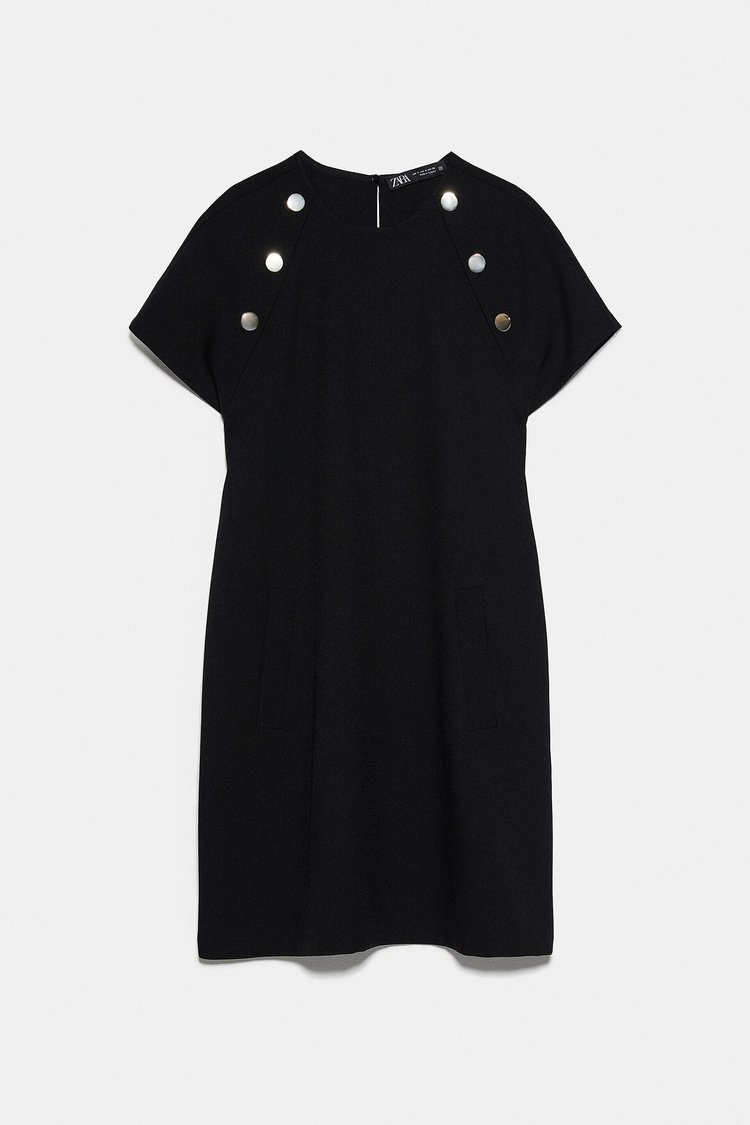 zara denim dress with buttons Zara denim mini dress 2449/042