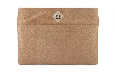 Lemaresca Fiamma Clutch in Bronze.jpg