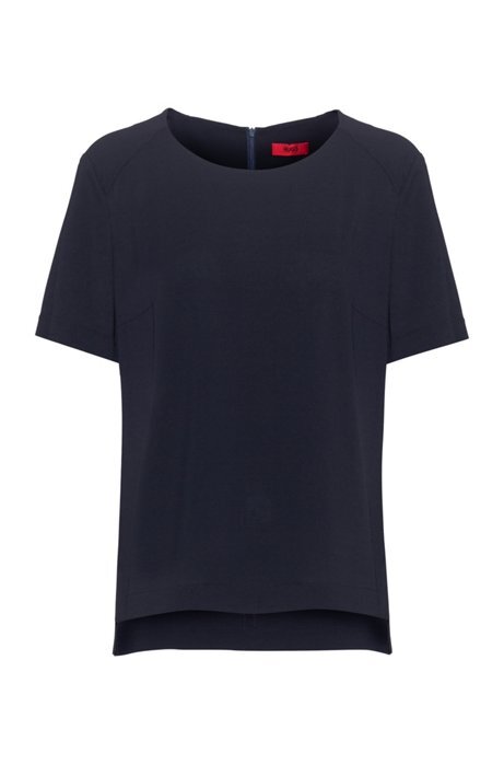 Hugo Boss Curena-1 Top in Dark Blue — UFO No More