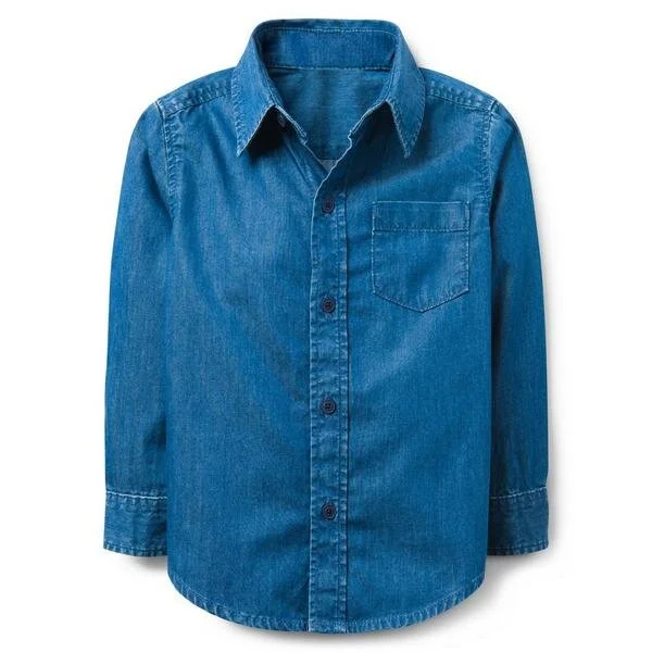 Janie and Jack Chambray Denim Shirt