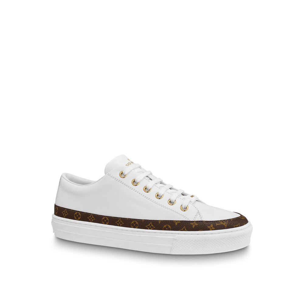 Louis Vuitton Brown Monogram Canvas and Leather Stellar Sneakers