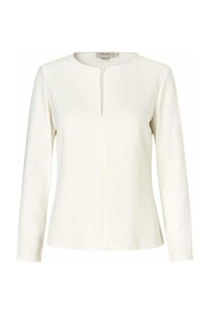 Elise Gug Pearl Blouse in White