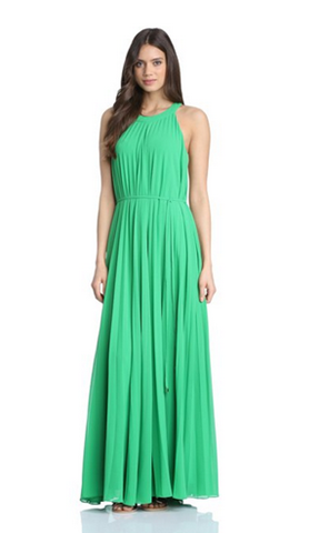 Ilse Jacobsen Plizze Long Dress in Green