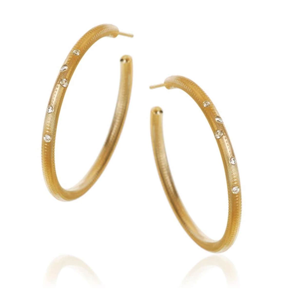 Dulong Fine Jewelry Esme Earrings with Diamonds in Gold