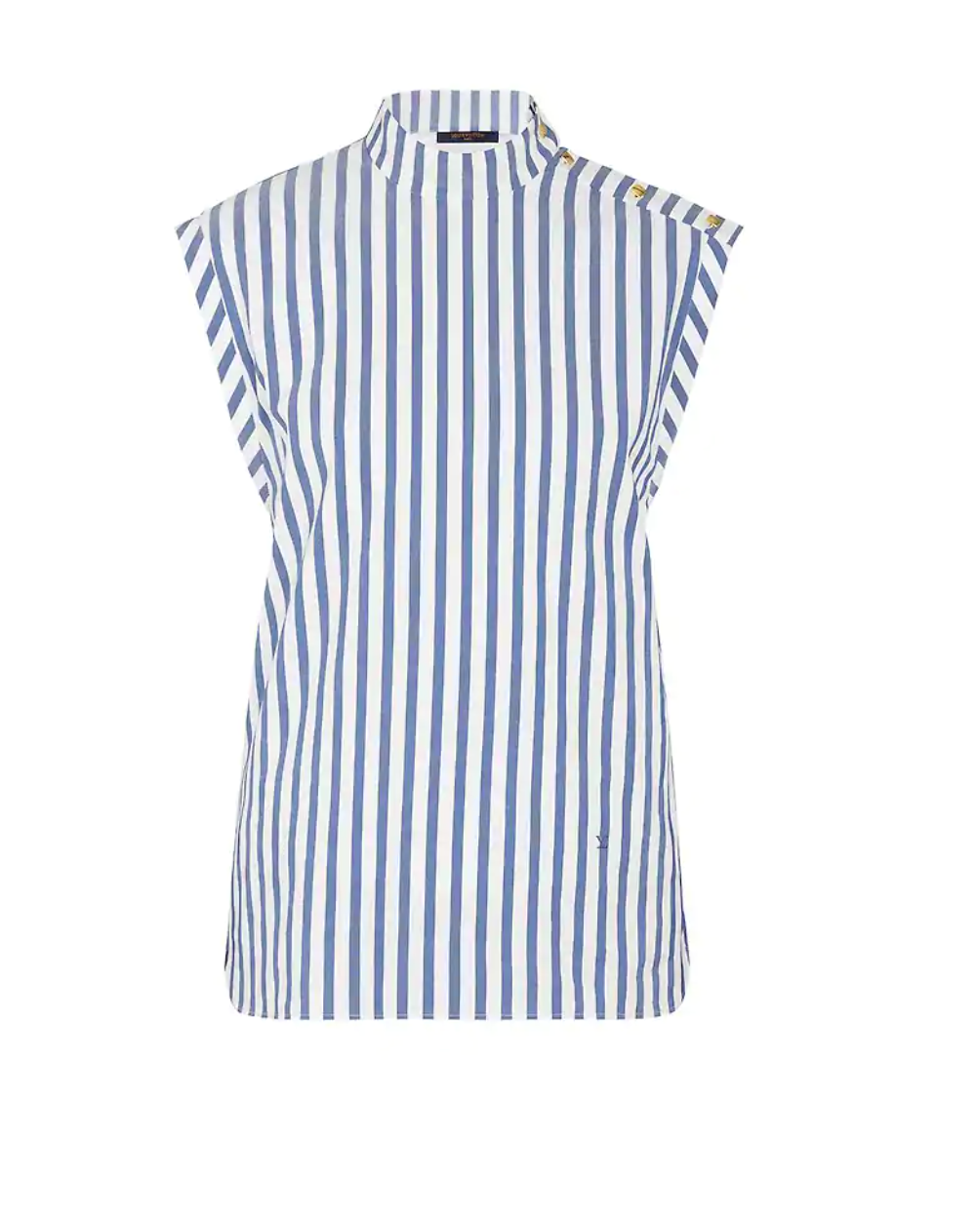 Louis Vuitton Sleeveless Top with Button Detail