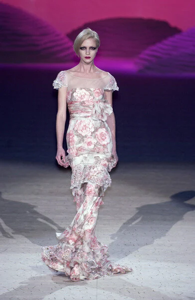 Valentino Spring 2006 Couture Floral Gown