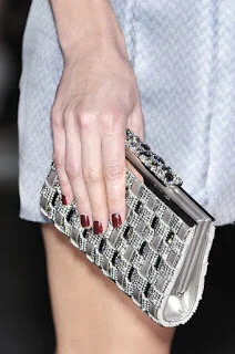 Giorgio Armani Beaded Jewelled Clutch