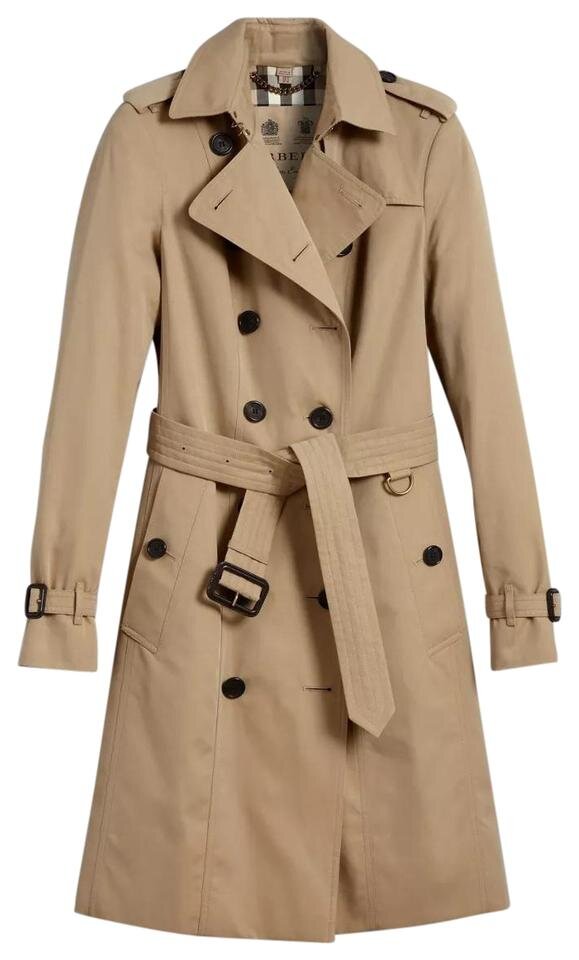 Burberry Sandringham Long Trench Coat in Sand — UFO No More