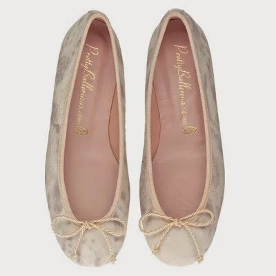 Pretty Ballerinas Rosario Ballet Flats in Grey