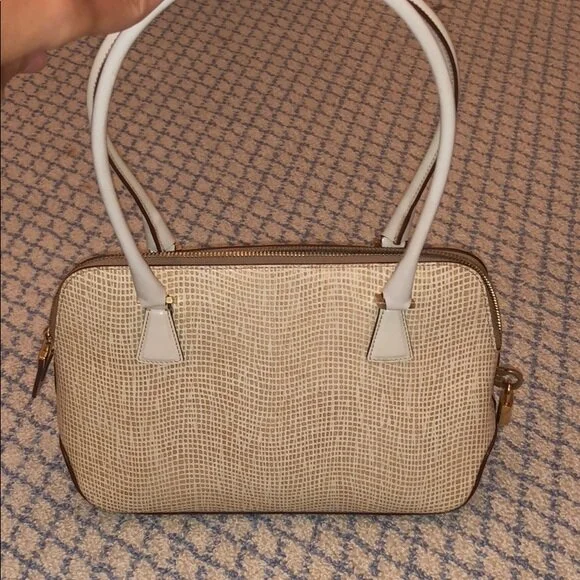 Salvatore Ferragamo Textured Top Handle Bag