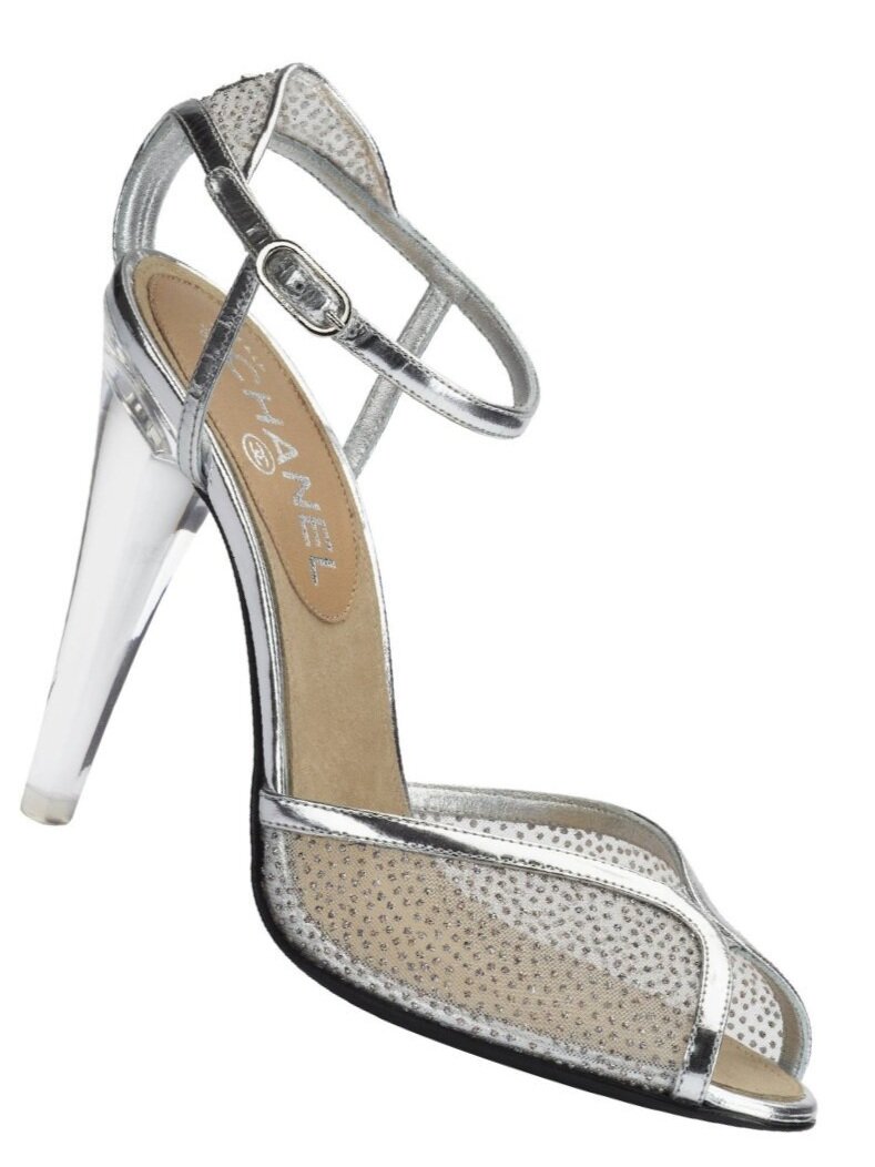 Chanel Sequined Mesh Sandals — UFO No More