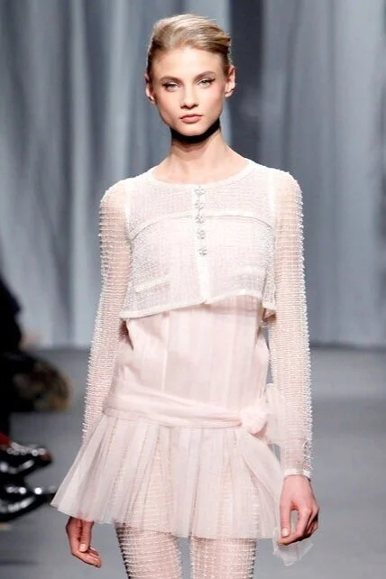 Chanel Cropped Embellished Jacket