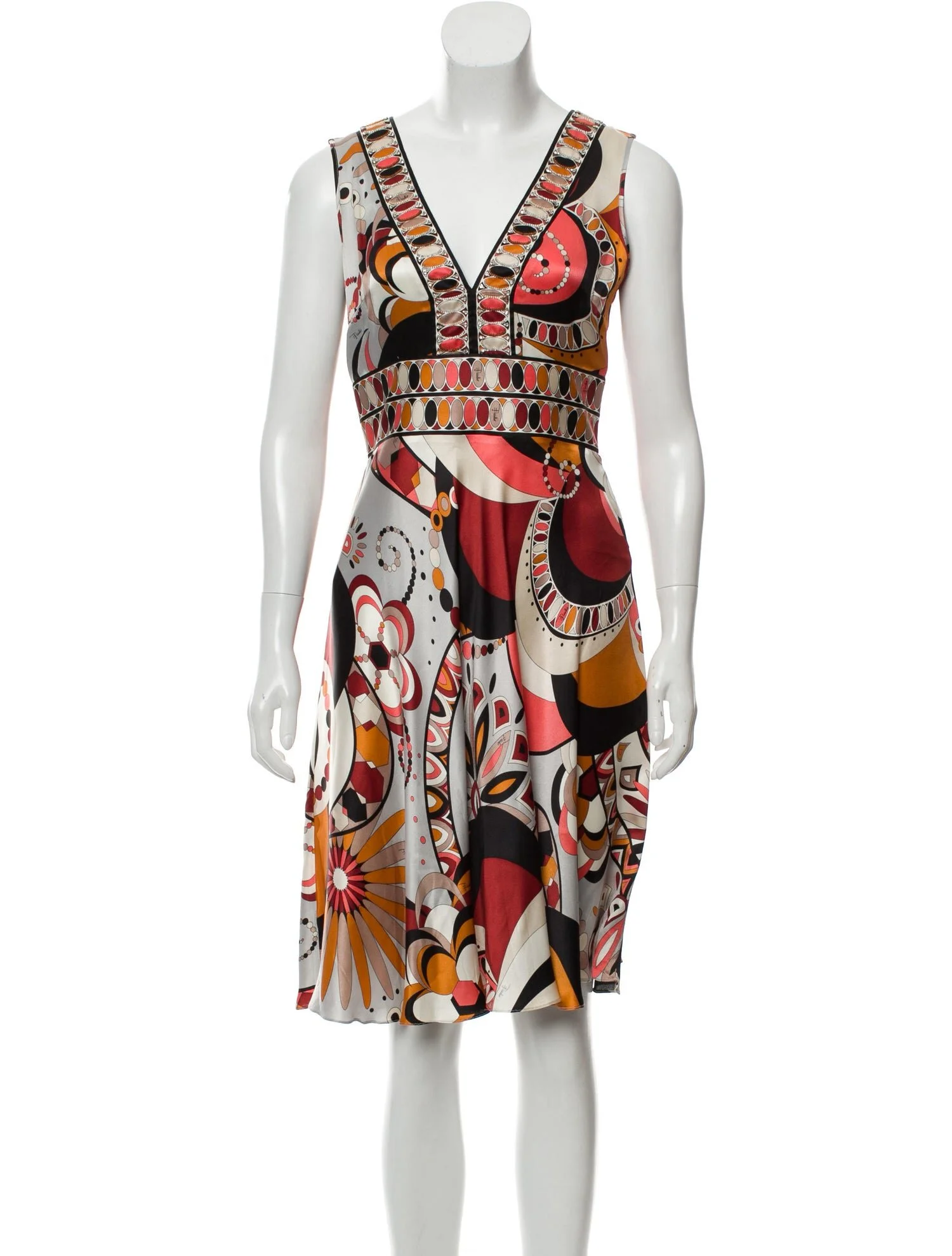 Emilio Pucci Silk Printed Dress