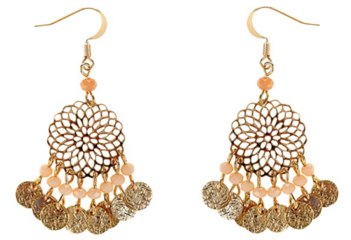 Accessorize Filigree Bead Earrings