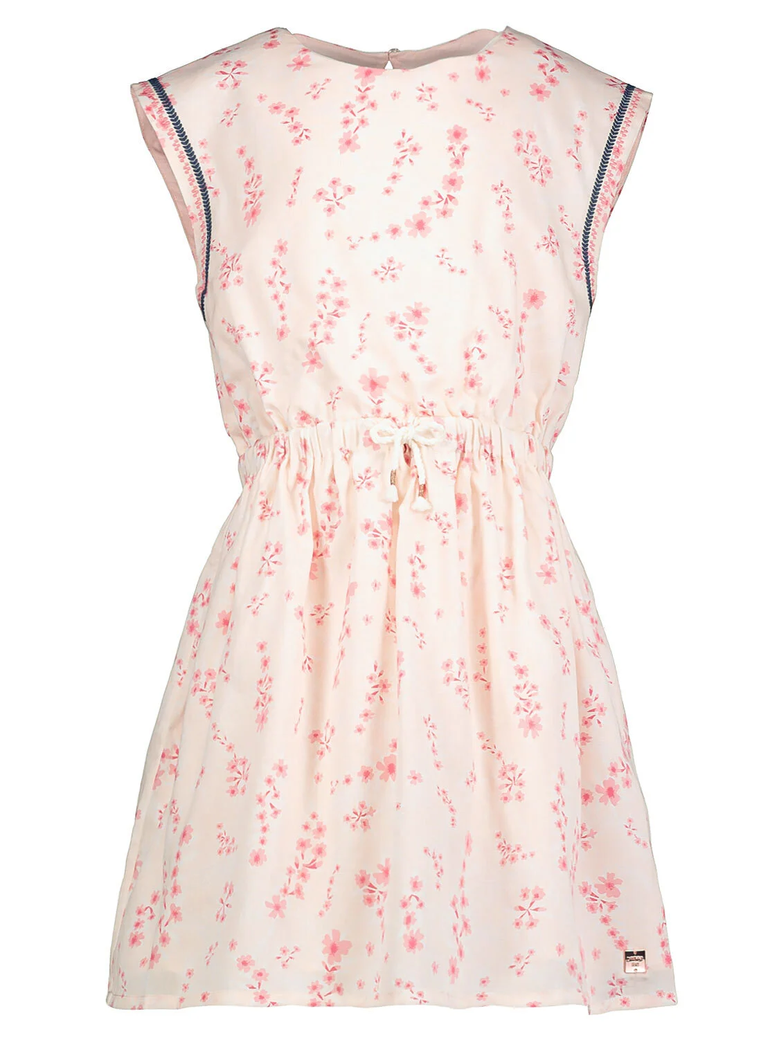 Carrément Beau Sleeveless Floral Dress in Pink