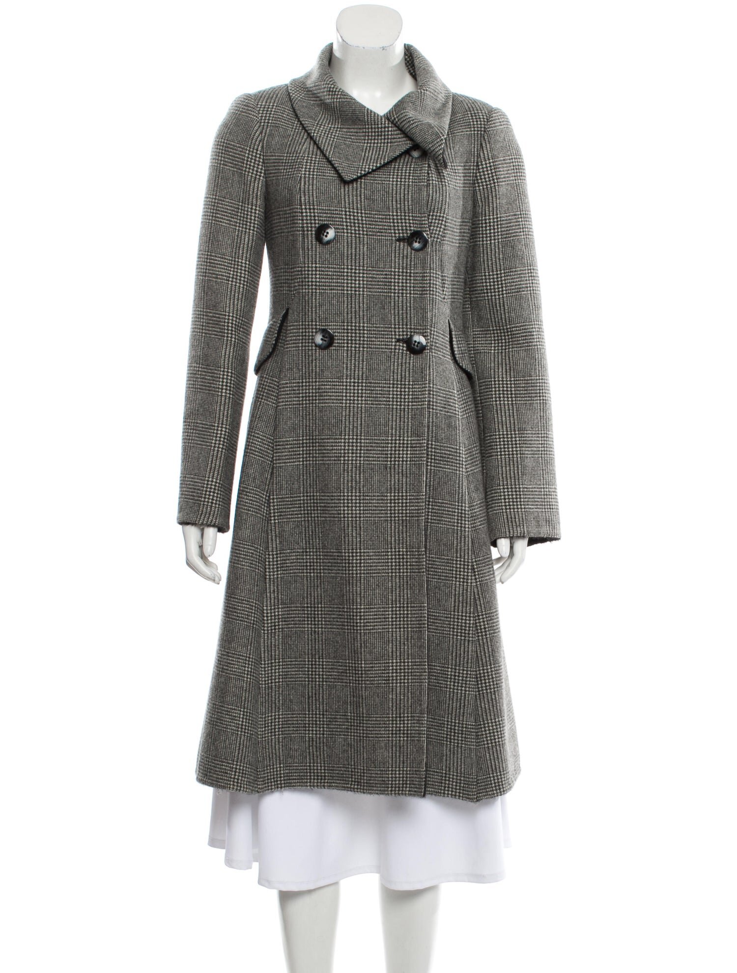 Armani Collezioni Wool Double Breasted Coat — UFO No More